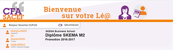 Le CFA SACEF généralise l'utilisation du livret électronique d'apprentissage