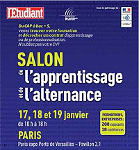 Affiche du salon de l’apprentissage et de l’alternance de Paris